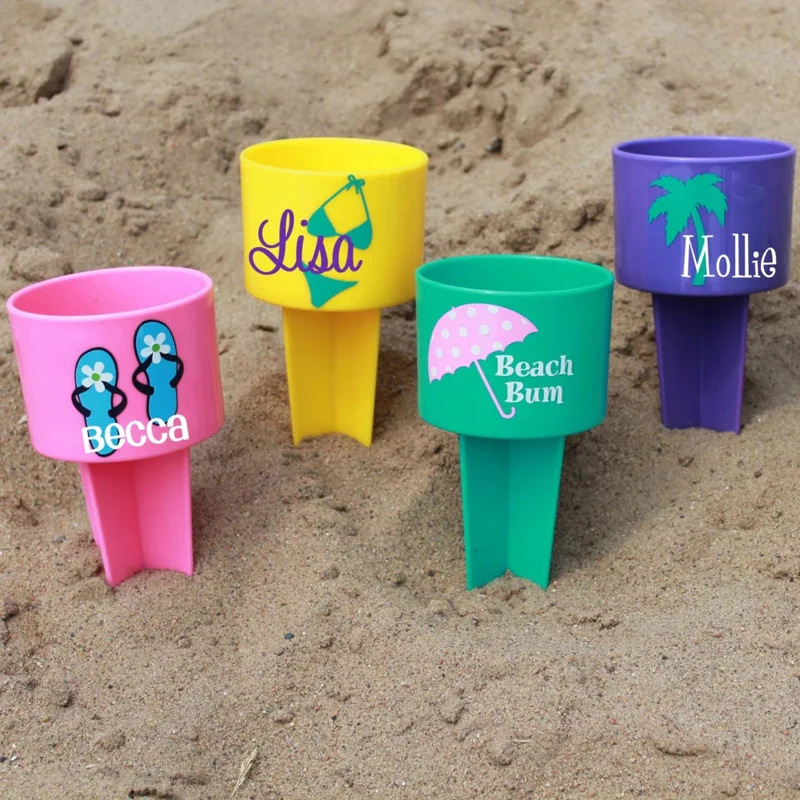 Beach Drink Holder, custom koozie with logo imprint 1