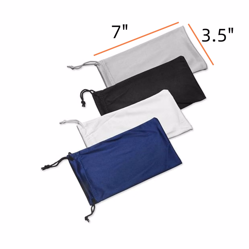 Microfiber Sunglasses Glasses Gadgets Cleaning & Storage Pouch