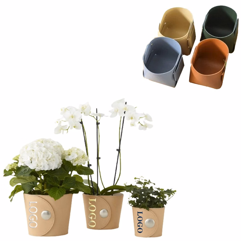 Grease Proof Leather Flower Pot
