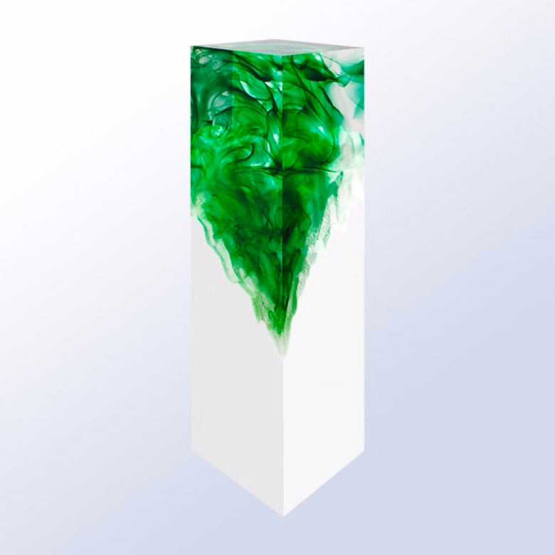 Vibrance Award-Green 9.5"