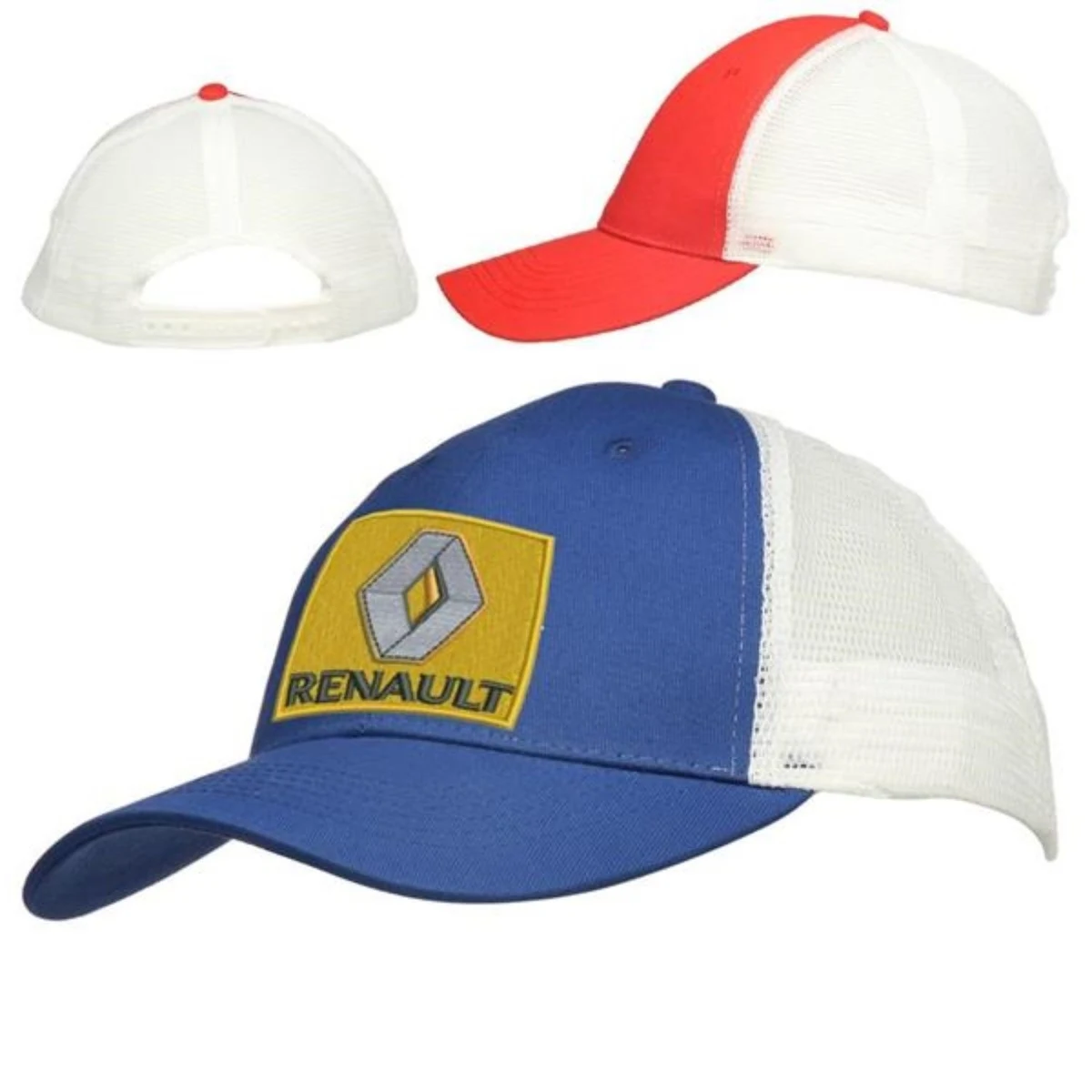 Two Tone Cotton Mesh Baseball Caps w/Custom Logo 6 Panel Cap 1