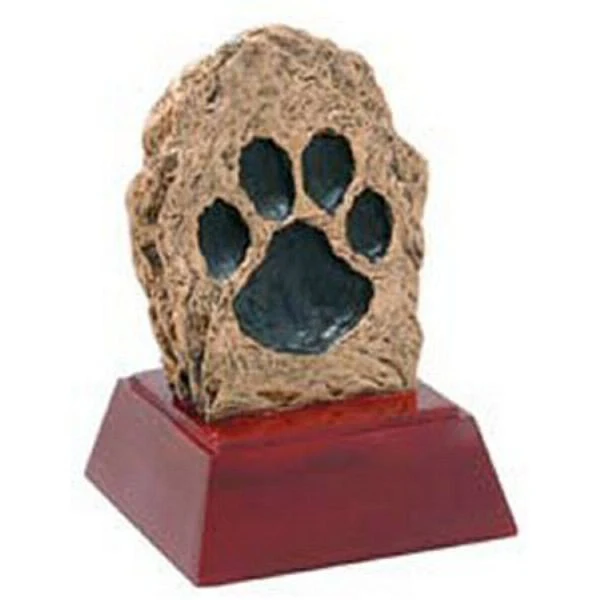 Paw Print Resin Sculpture 1