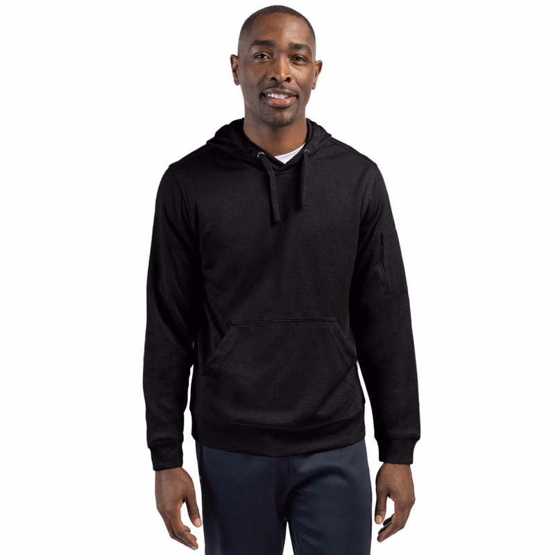 Clique Lift Solution-dyed Performance Unisex Hooded Pullover Sweatshirt
