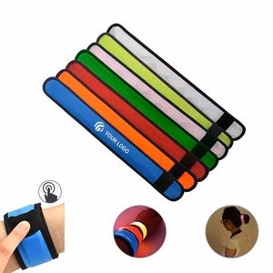 LED Light Up Slap Bracelets Night Sports Safety Wrist Band