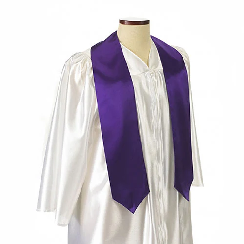 Purple Graduation Sash - 5"x60" 1