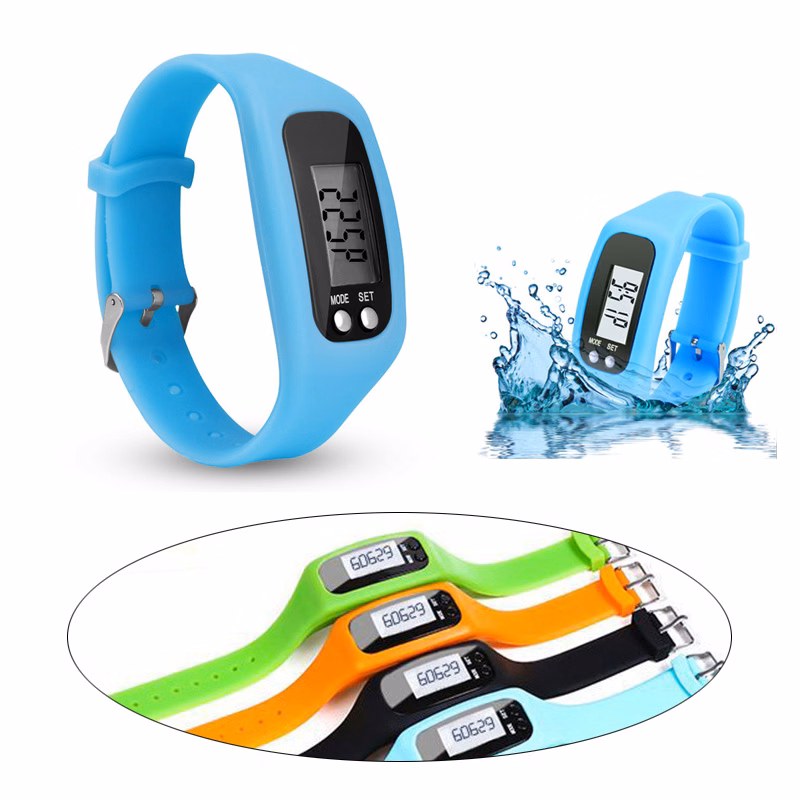 Smart LED Pedometer Watch