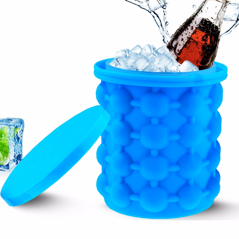 Portable Silicon Ice Cube Maker