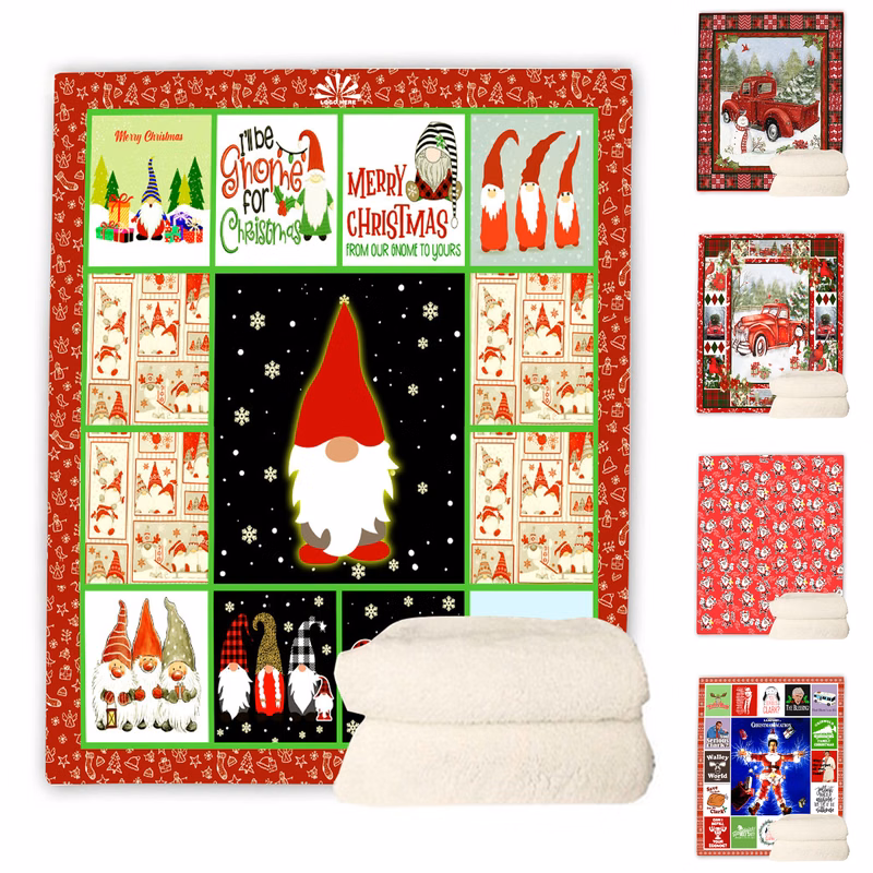 Custom Holiday Blankets for Christmas & Halloween