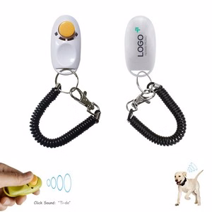 Pet Training Sound Clicker With Elastic Band