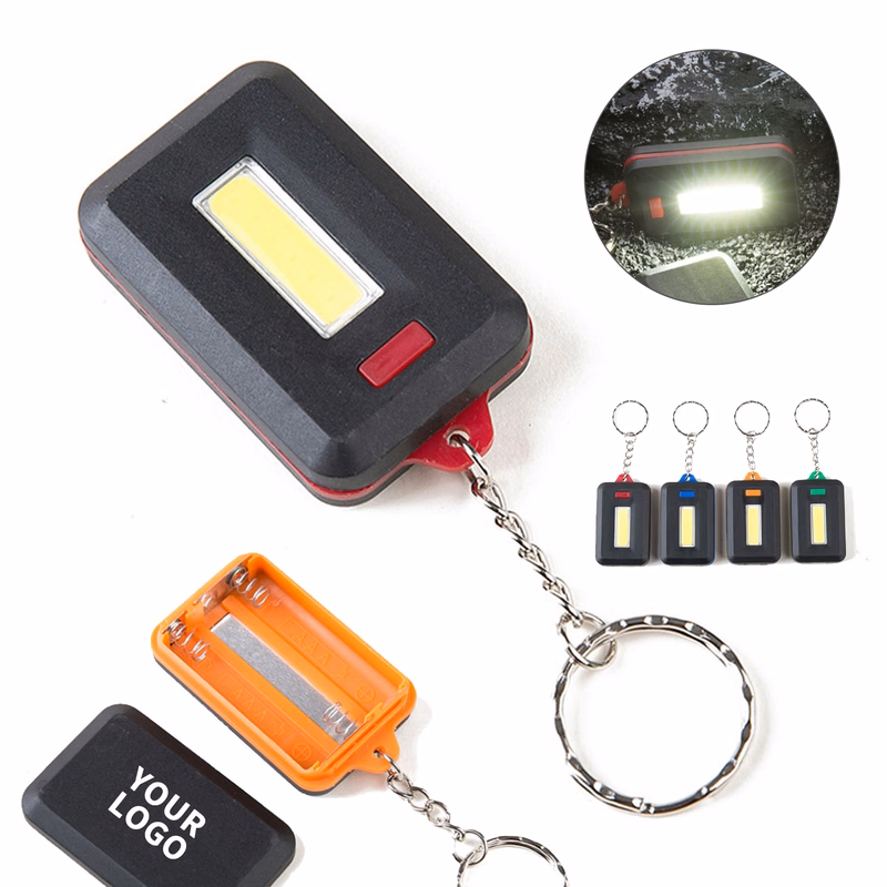 Mini Cob Led Keychain Light With Multi Mode Output