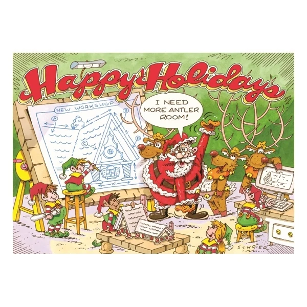 By Design Humorous Holiday Greeting Card 1