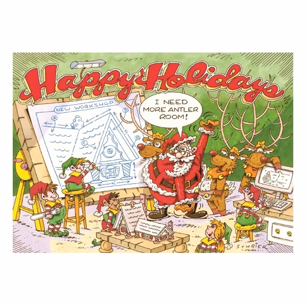By Design Humorous Holiday Greeting Card