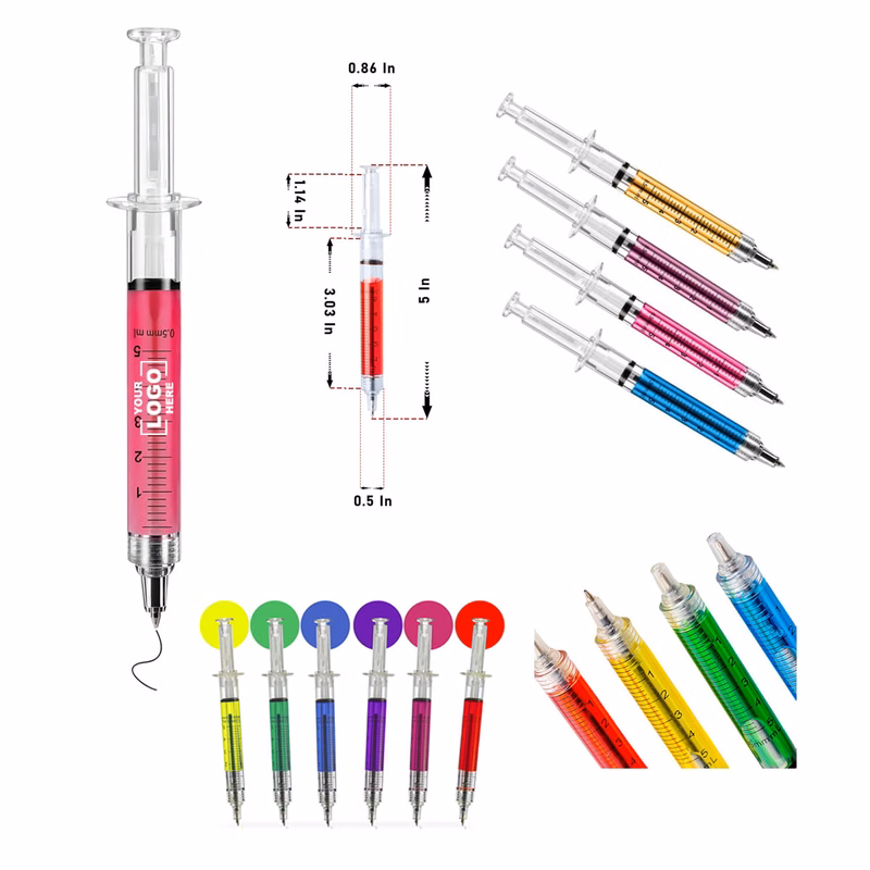 Macaron Syringe Ballpoint Pen
