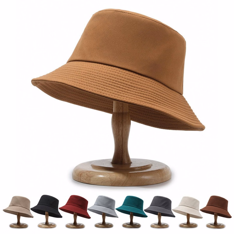 Classic Poly-Cotton Embroidered Bucket Hat
