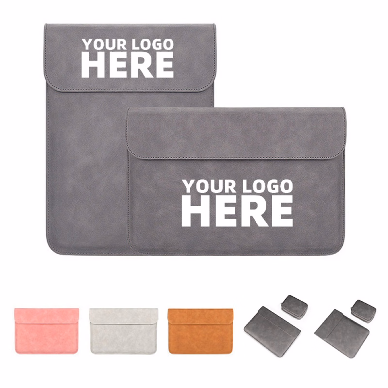 PU Laptop Sleeve With Small Bag