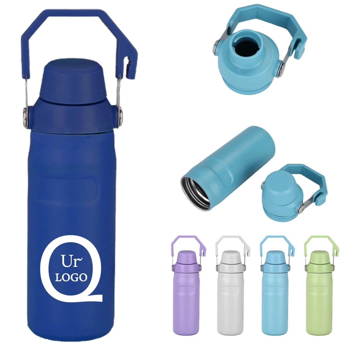 40 Oz Stainless Steel Tumbler W/ Straw 1