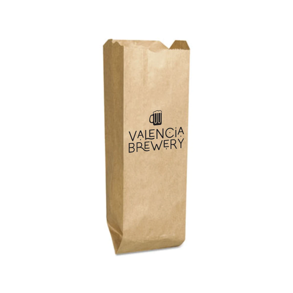 Pinch bottom bag, Kraft, 5x2x16 1000 per case 1