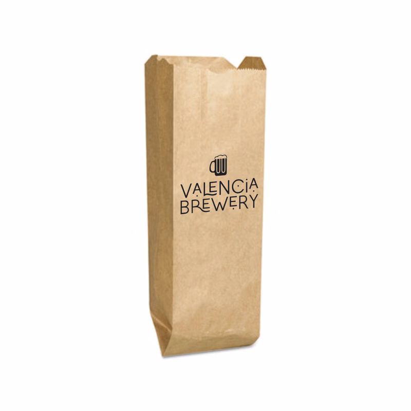 Pinch bottom bag, Kraft, 5x2x16 1000 per case