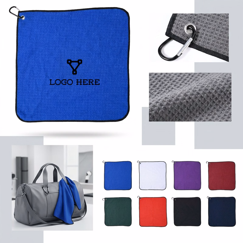 Quick-Dry Carabiner Sports Towel