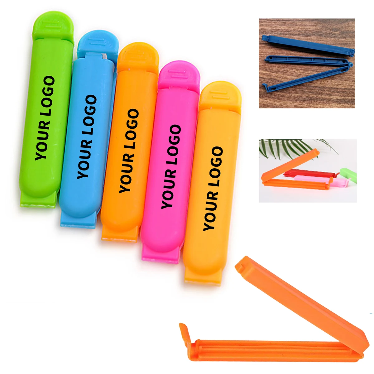 2.75" Food Bag Sealing Clip PP Plastic 1