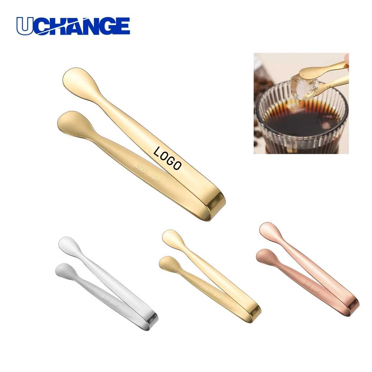 Sugar Cube Clips Ice Tongs Stainless Steel Serving Clamps Tool 1
