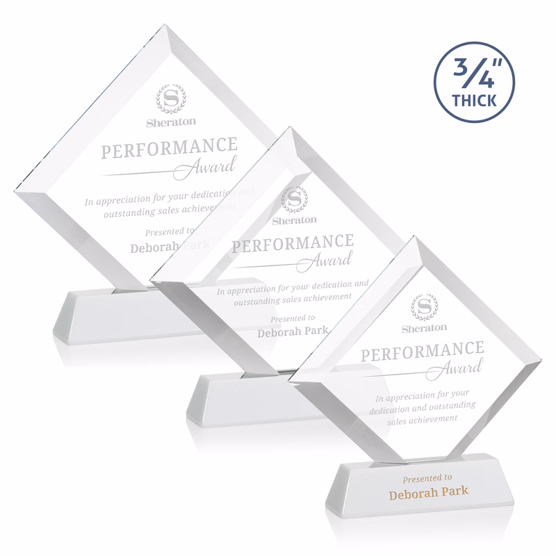 Belaire Award on Newhaven Base - White