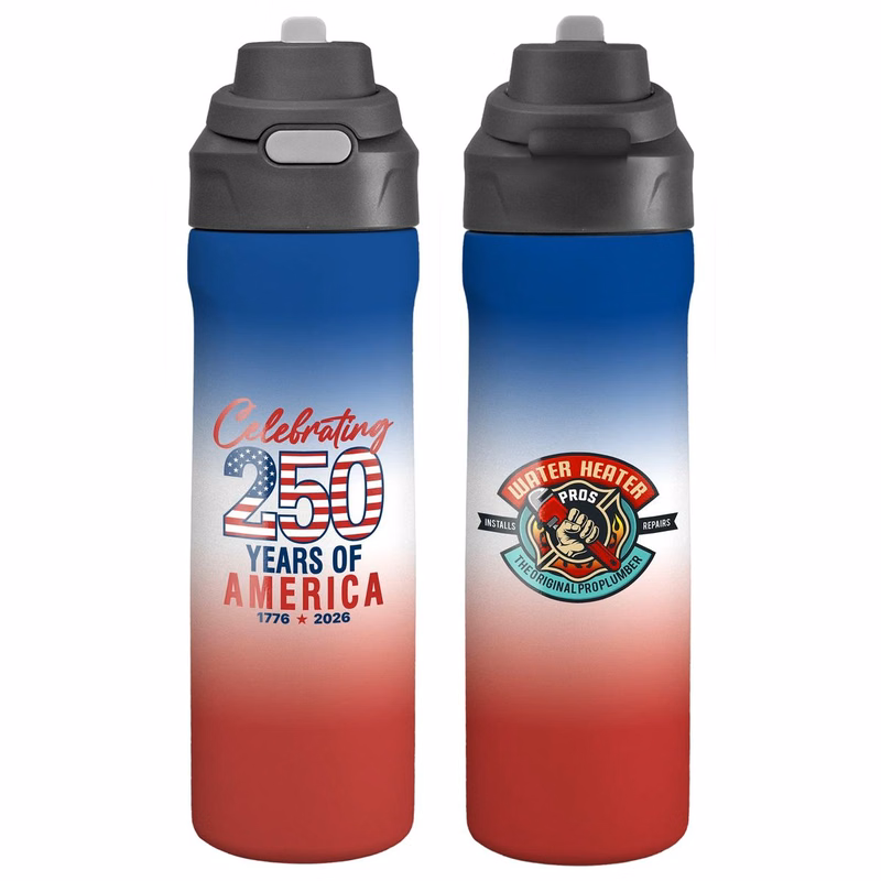 Patriotic Recycled Stainless Steel Bottle