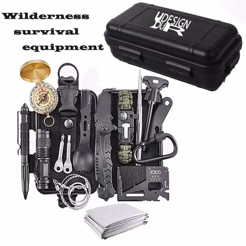 Wild Survival 15-Piece Outdoor Multi-Functional Tool Set