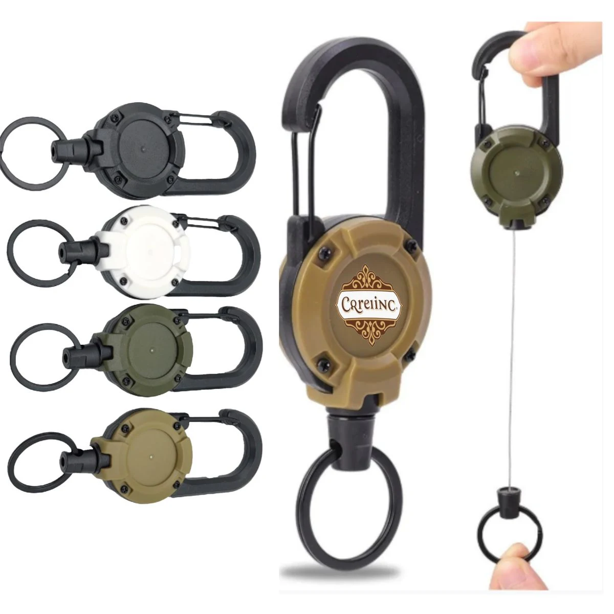 Outdoor Automatic Retractable Anti-Theft Tactical Keychain 1