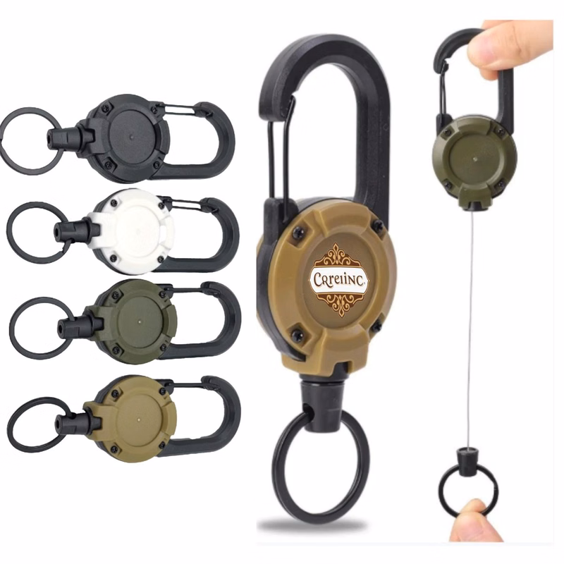 Outdoor Automatic Retractable Anti-Theft Tactical Keychain