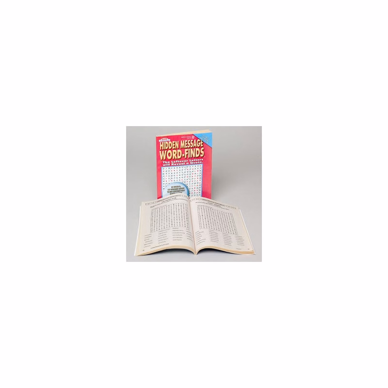 Word Search Books - Hidden Message 112 Pages Two Titles
