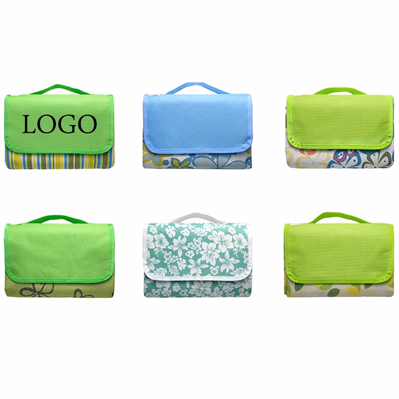 Custom Gift 600D Oxford Fabric Picnic & Beach Blanket