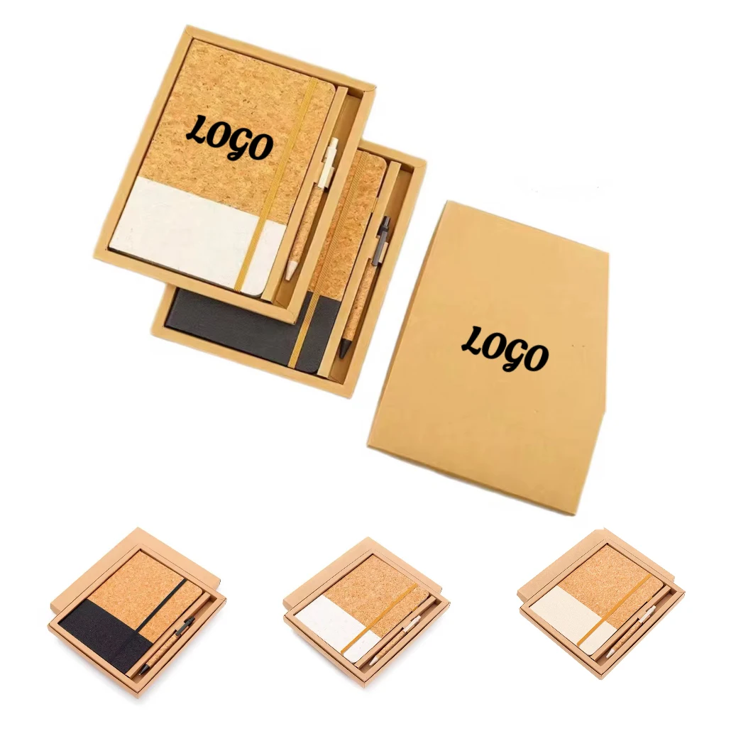 MOQ 10 pcs A5 Wooden Notebook with Pen 1
