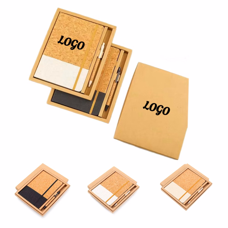 MOQ 10 pcs A5 Wooden Notebook with Pen