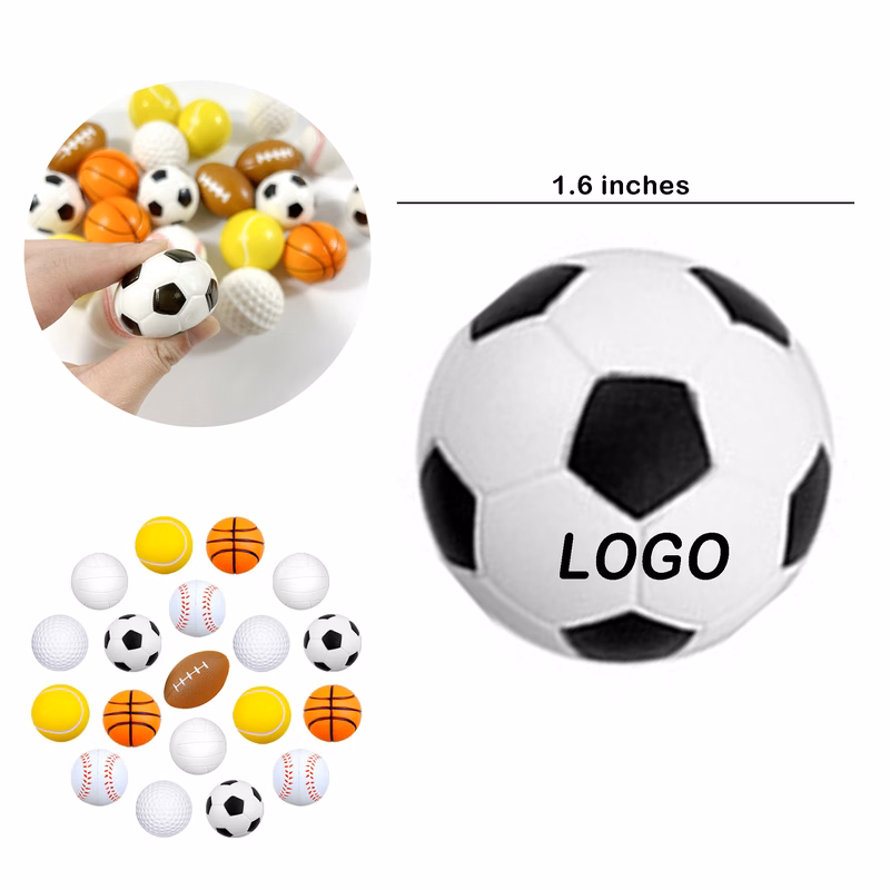 Mini Sports Stress Ball - 1.6 Inch PU Foam