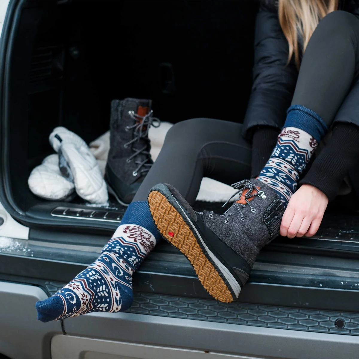 Standard Skiing Socks - Carve the Slopes in Comfort - American Made 1
