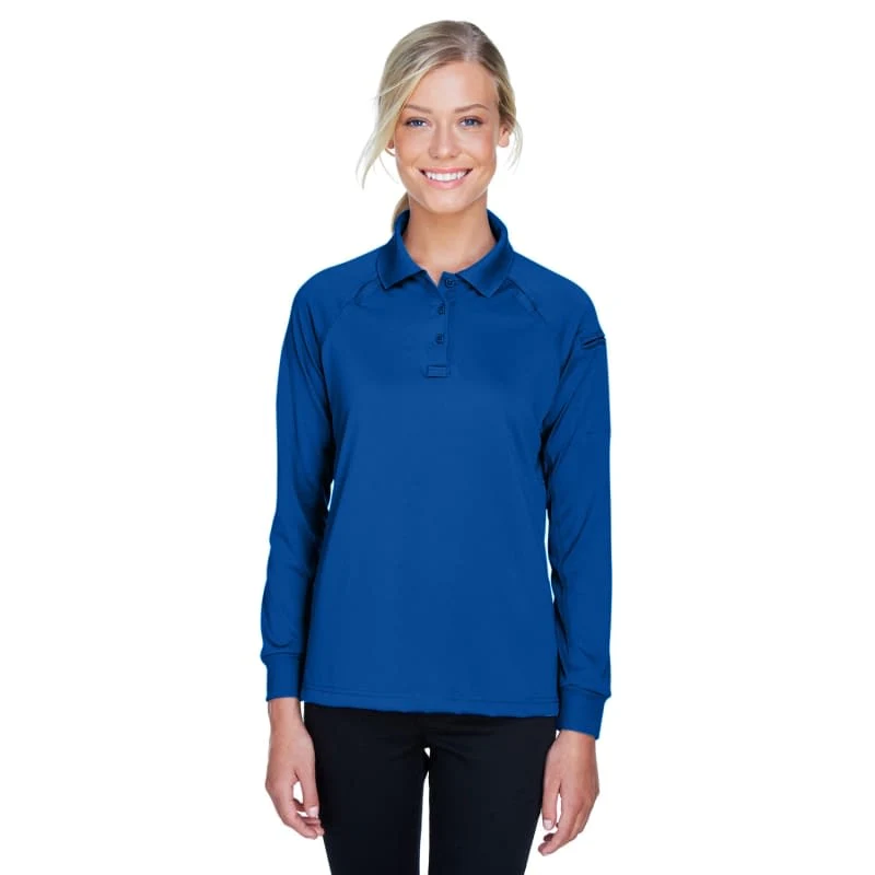Harriton Ladies' Advantage Snag Protection Plus Long-Sleeve Tactical Polo 1