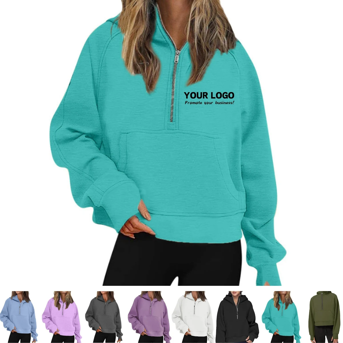 Womens Pullover Sweatshirt 1