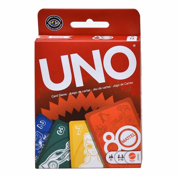 Mattel UNO 80th Anniversary Card Game