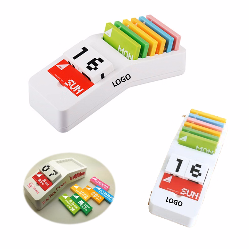 Plastic Creative Desktop Calendar DIY