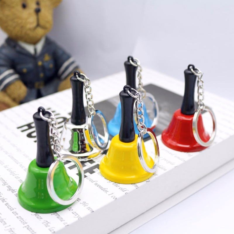 Keychain metal Christmas bells