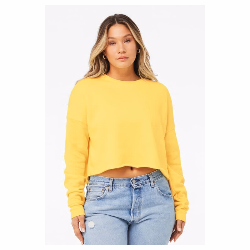 Bella + Canvas Ladies' Cropped Fleece Crew