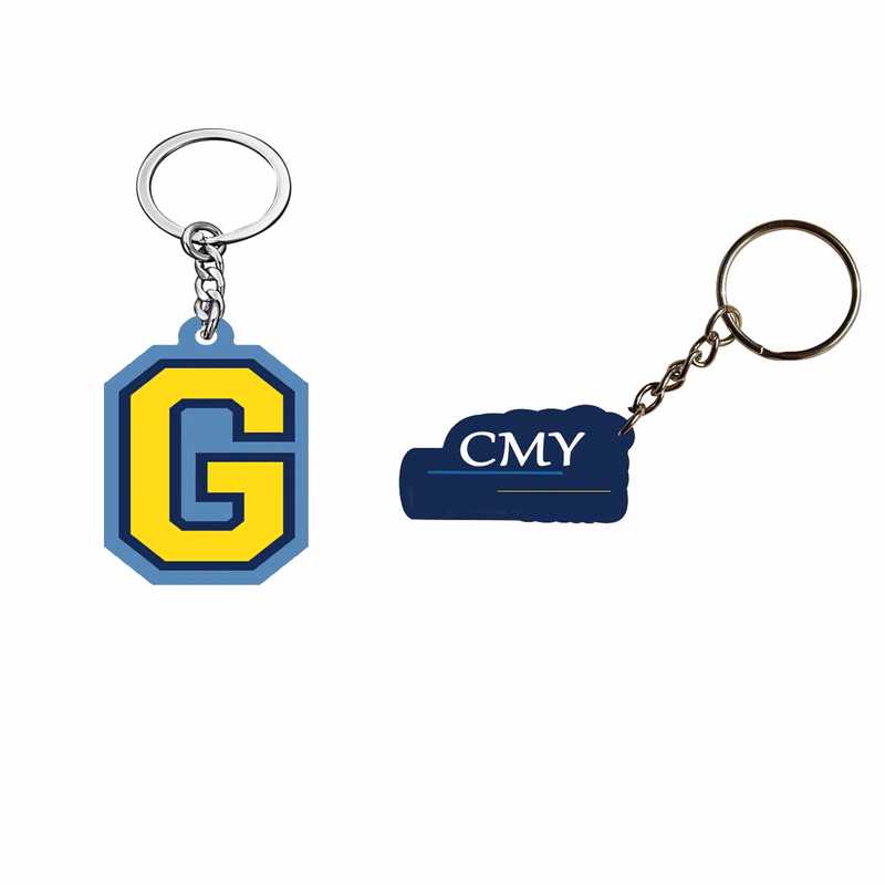 Custom Shaped PVC Keychain MOQ 200