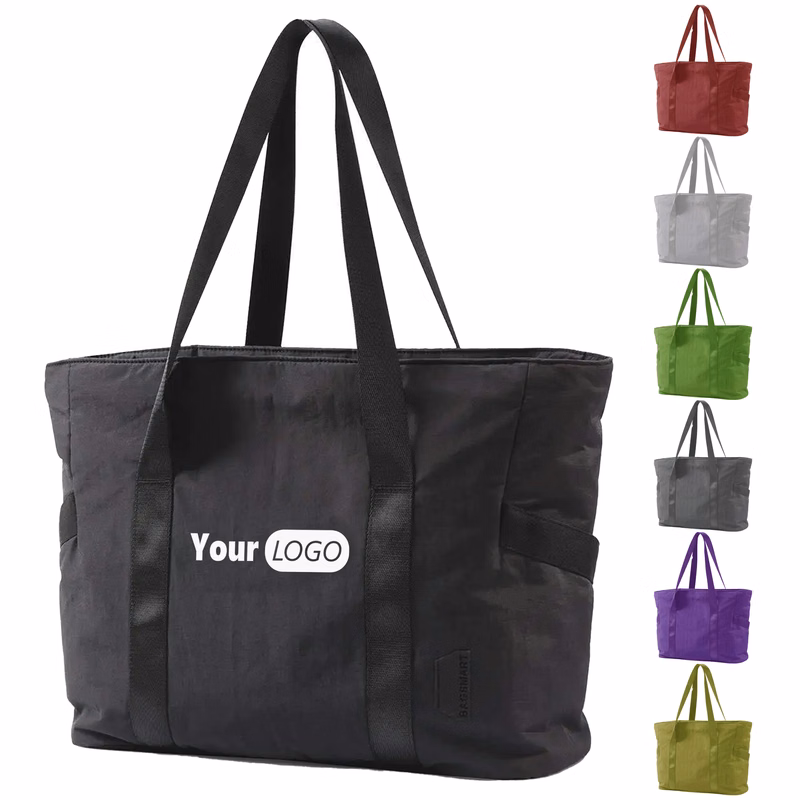 Polyester Versatile Tote Bag With Yoga Mat Holder