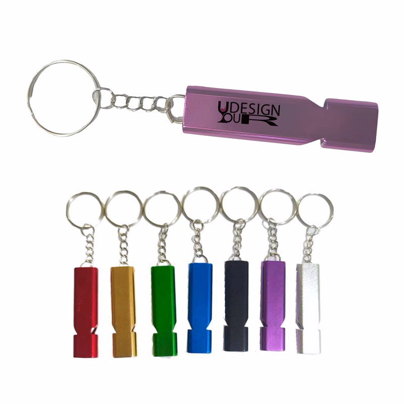 Dual-Frequency Metal Emergency Whistle For Outdoor Use