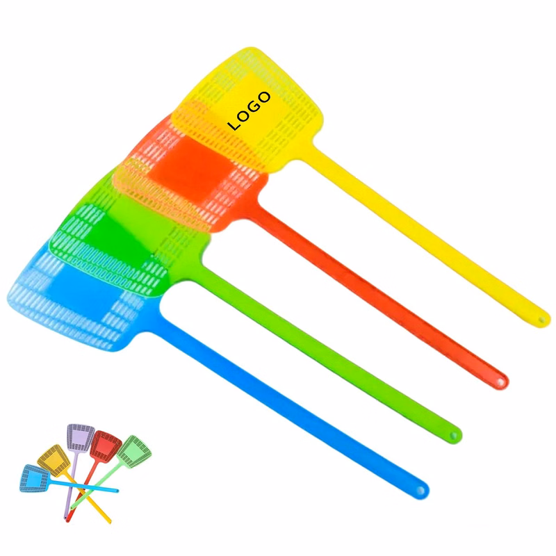 15.7" PP Bulk Fly Swatters Assorted Colors