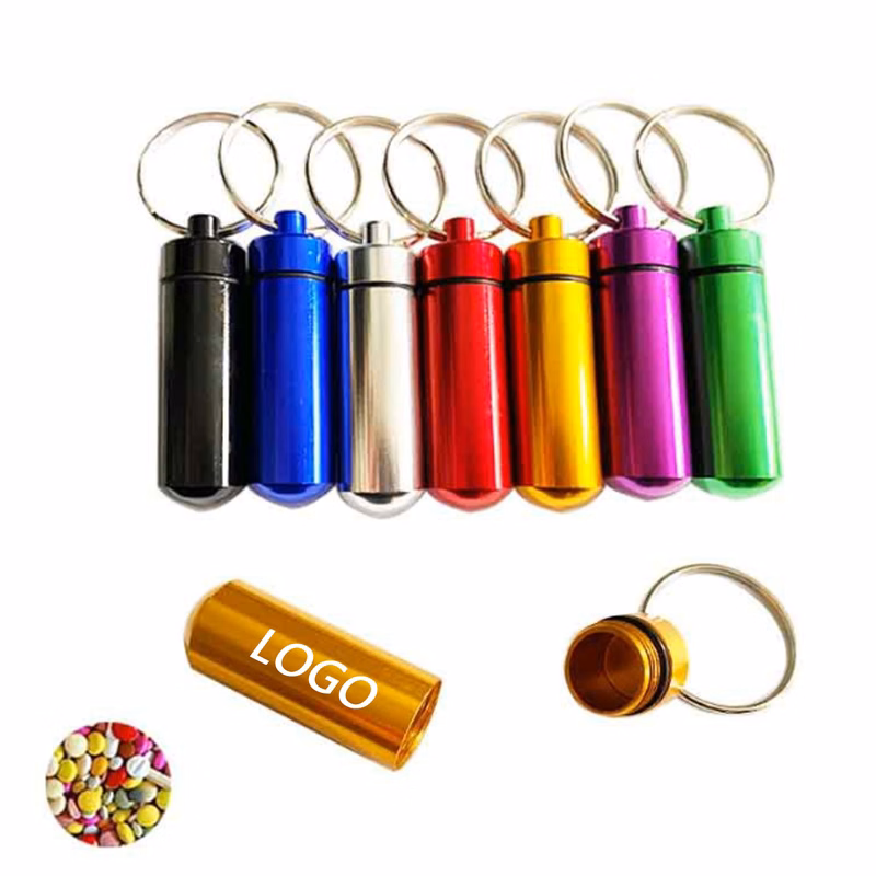 Customizable Urgent Medicine Bottle With Keychain