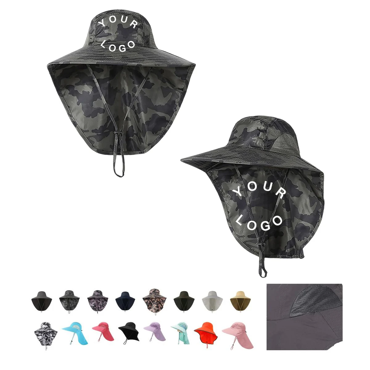 Water Repellent Sun Hat for Fishing or Gardening 1
