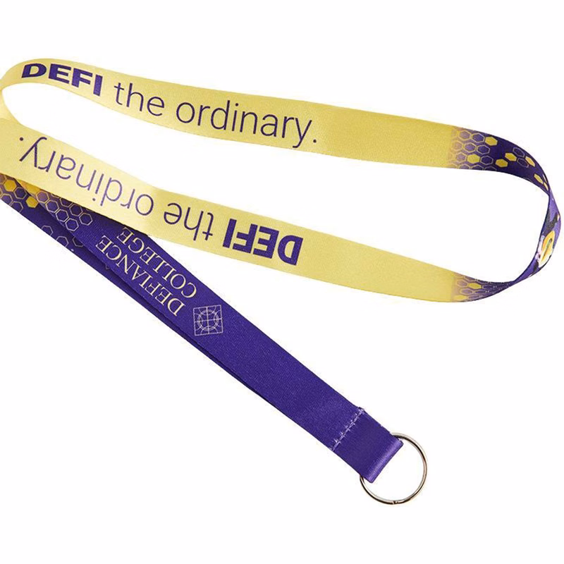 Neck Lanyard with Metal D-Buckle