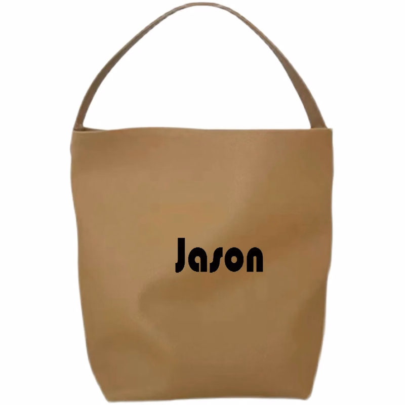 Large Capacity Genuine Leather Commuter Tote Bag